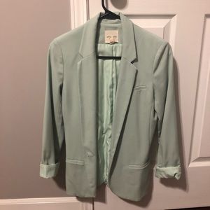 Women’s Silence and Noise mint green blazer